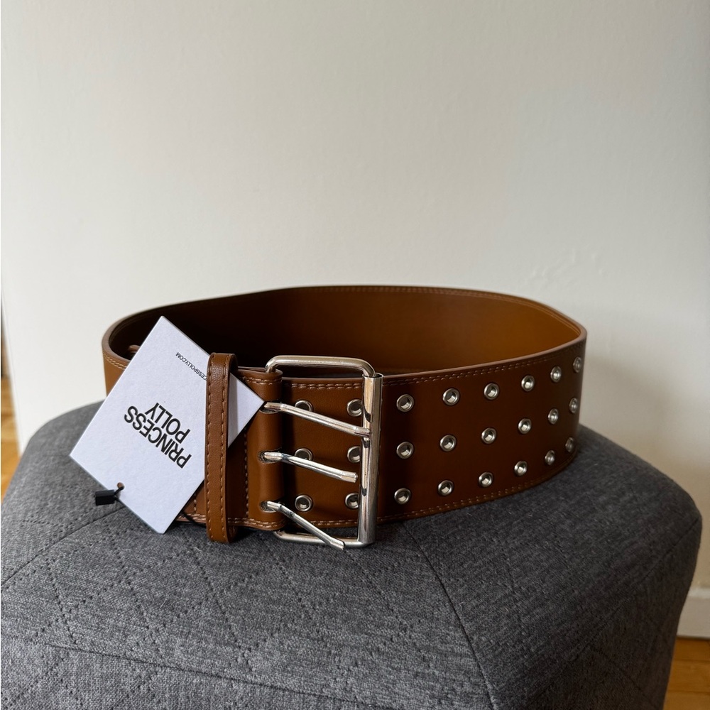 Princess Polly Brown waist Belt